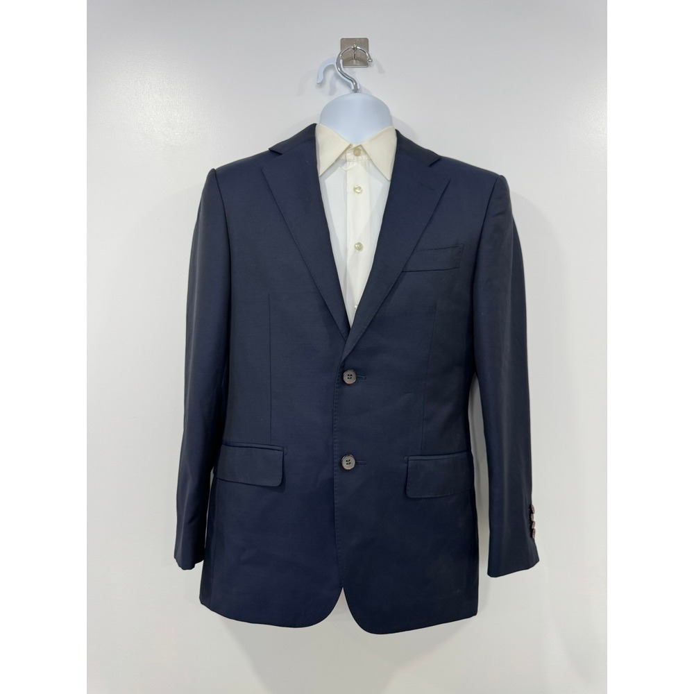 Suitsupply Men Napoli Blue Wool Blazer Single‎ Breasted Jacket 36R